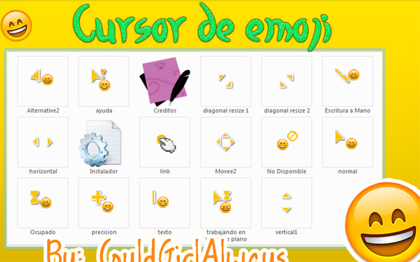 Cute Emoji FOR mouse cursors