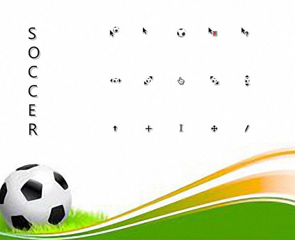 Soccer Cursors free download 