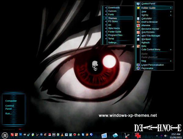 Win7 Basic Mode Theme - Death Note