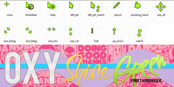 Oxy Light Green mouse cursors