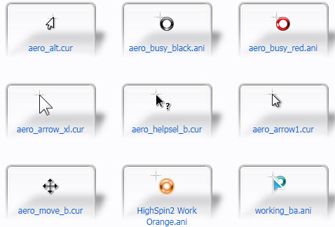 Aero Themed Cursors