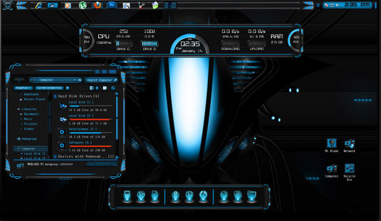 Alienware Evolution for win7 vs themes