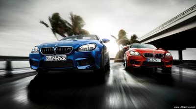 BMW M6 for 1366x768 desktop wallpaper