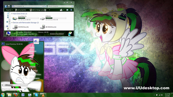 Kibbie for windows 7 themes