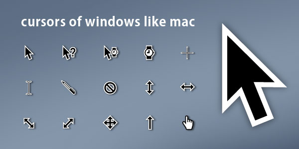 Windows Like Mac Cursors