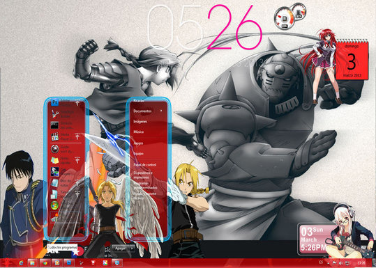 Full Metal Alchemist for windows 7 theme