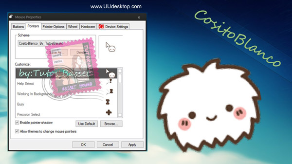 CositoBlanco By TutosBasset for windows cursors