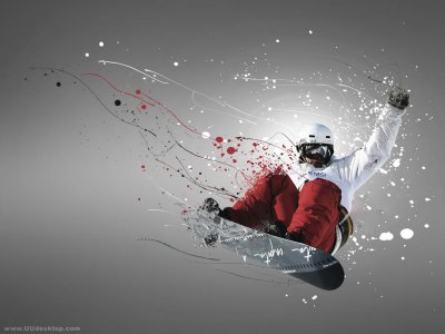 Snowboarder sport wallpaper