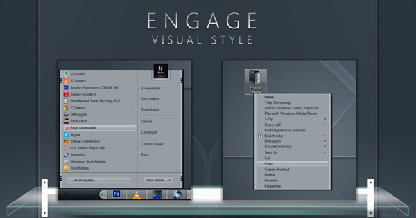 ENGAGE for win7 Visual Style theme