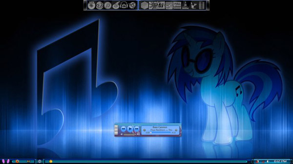 Vinyl Scratch for Windows 7 desktop themes