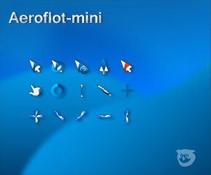 Aeroflot mini cursors for windows 7