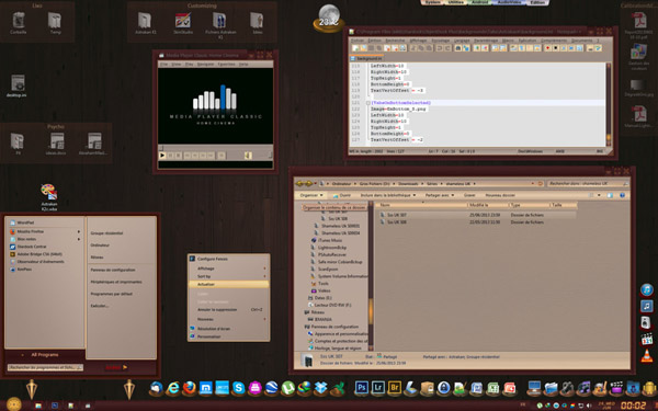 Astrakan K2c for windows Windowblinds 7 themes