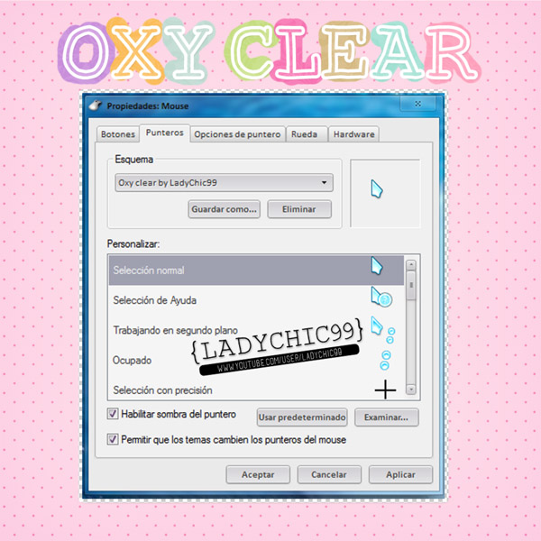 Oxy clear Cursor