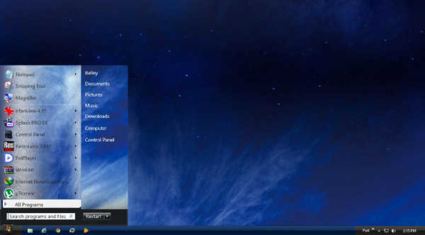 Cumulus for Windows 8 Theme