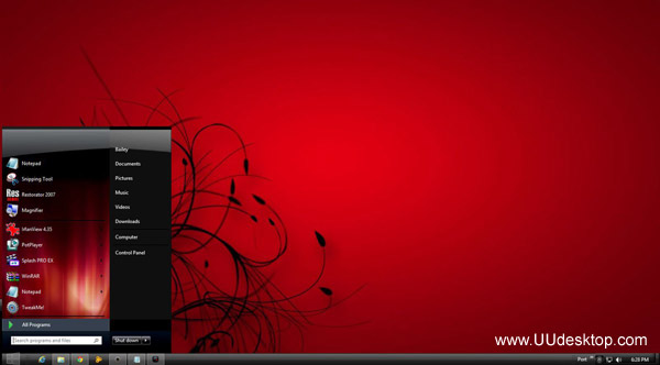 COOL red for windows 8 themes free download