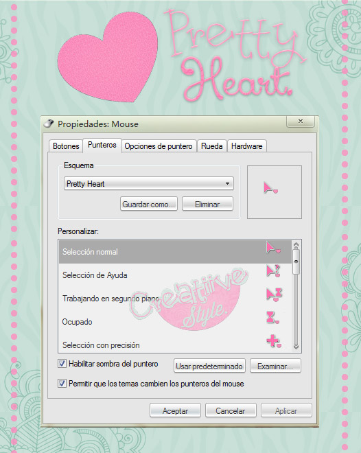 Pretty Heart Cursor