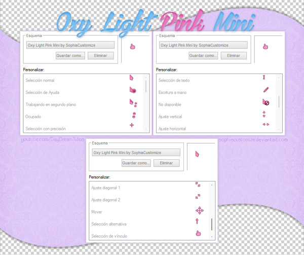 Oxy Light Pink Mini Cursor