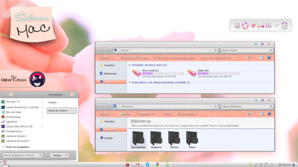 Samon Mac for Windows 7 themes