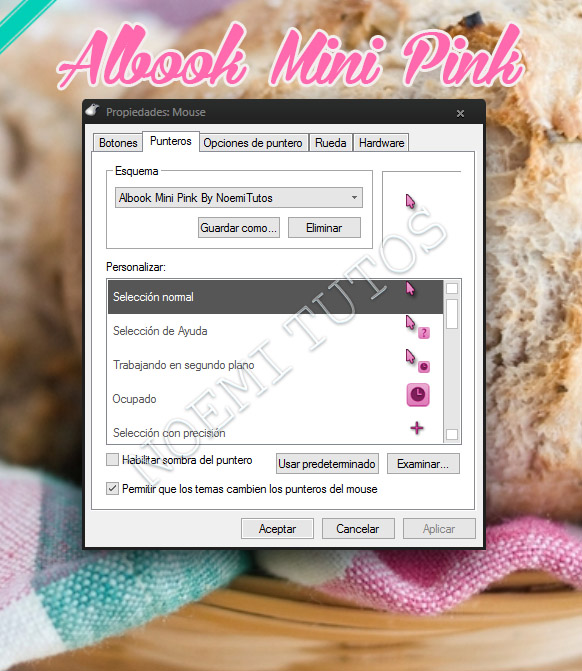 Albook Mini Pink cursors for windows 7