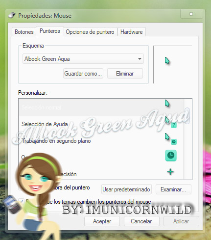 Albook Green Aqua-BySolciizz Cursor