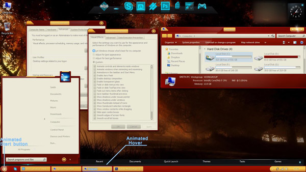 Stark for windows 7 themes