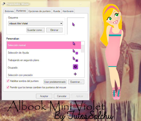 Albook Mini Violet for windows cursor