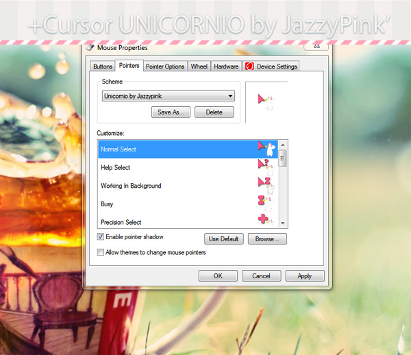 UNICORNIO for windows cursors