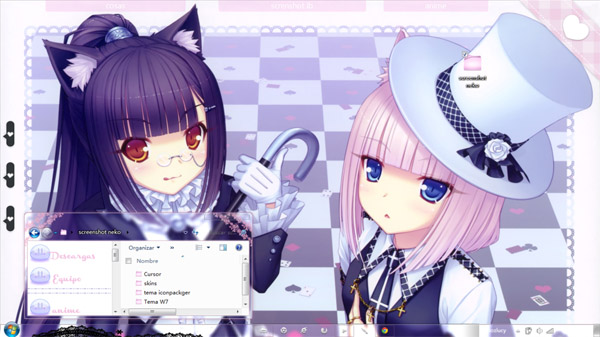 neko wiiiiiiii screenshot theme