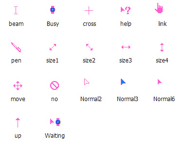 Mac Pink Cursors