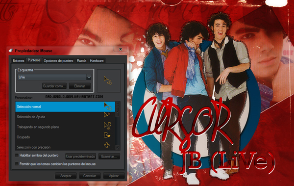 Jonas Brothers LiVe cursors