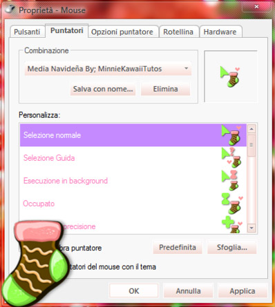 Media Navidena cursors