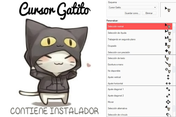 Gatito-PCFT cursors