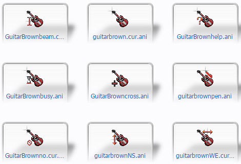 Angus Young Gibson SG mouse pointers