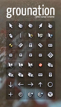 Grounation mouse pointers for Linux/UNIX