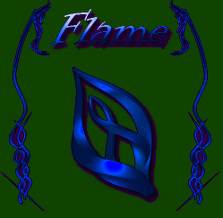 Flame Blue cool mouse pointers