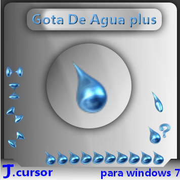 3D Agua mouse pointers download