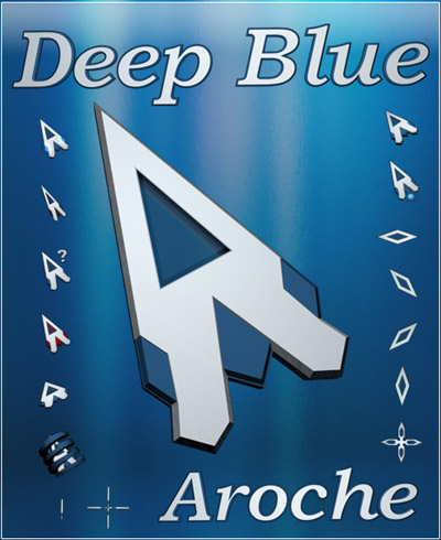 Deep Blue 3d mouse cursor
