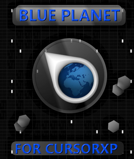 Blue Planet 3D mouse cursors
