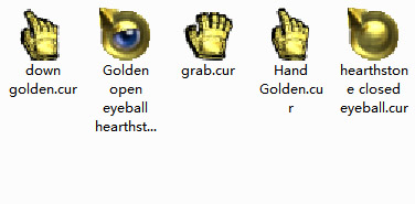 golden hearthstone Cursors
