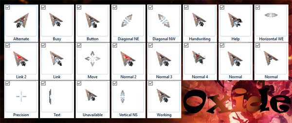 Oxide cursors for windows download