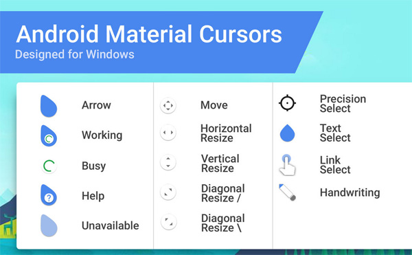 Android Material Cursors