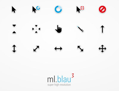 ml.blau.3 FOR mouse cursors