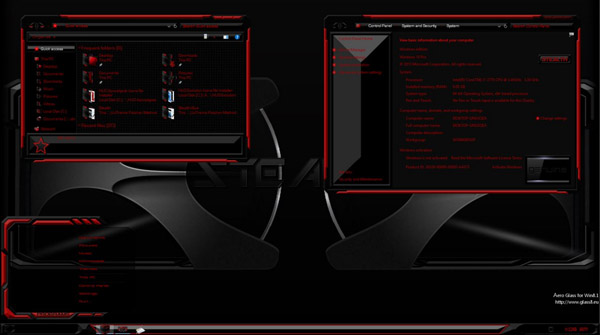 Stealth Red for Windows 10
