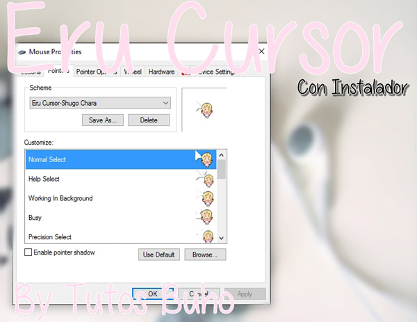 Eru Cursor-Shugo Chara