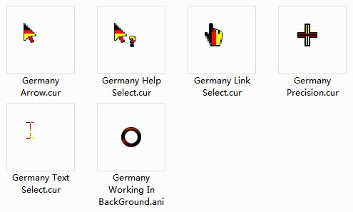 Germany Pack Cursors 