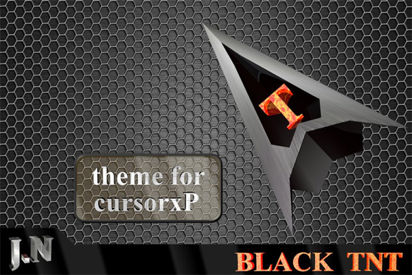 Black TNT mouse cursors