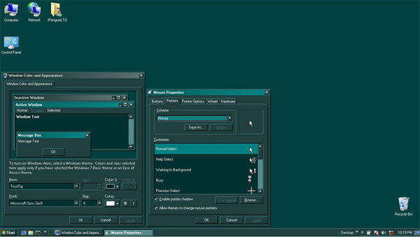 Teal for Shelbi - Dark for windows 7 themes