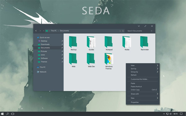 SEDA Theme for Windows 10 download