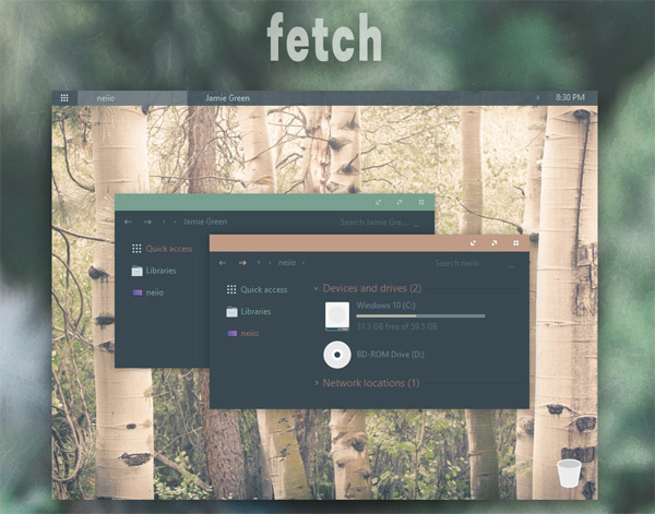 Fetch theme for windows 10 download