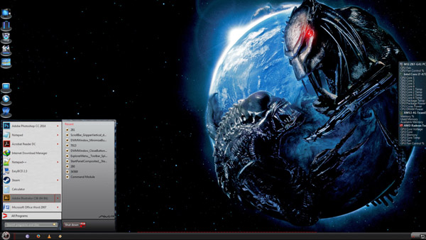 AVP VS7 for windows 7 theme download